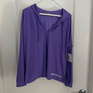 Beyond Yoga x Orangetheory Purple Pullover